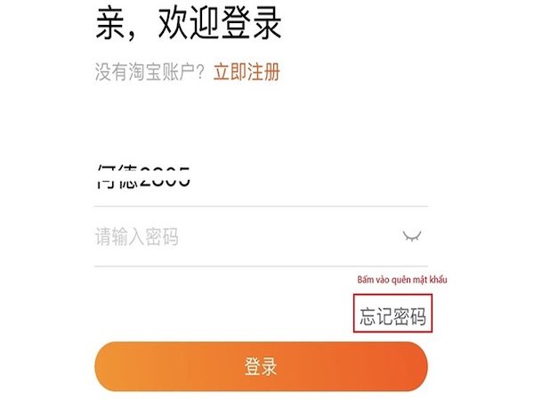 Nhấp vào dòng chữ màu đen như hình