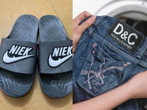 C&aacute;c nh&atilde;n h&agrave;ng đạo nh&aacute;i sẽ sử dụng c&aacute;c biến thể t&ecirc;n gần giống với c&aacute;c thương hiệu ch&iacute;nh h&atilde;ng