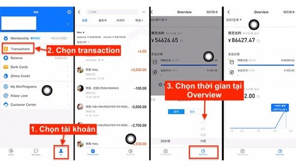 Hướng dẫn các bước kiểm tra hạn mức Alipay hiện tại