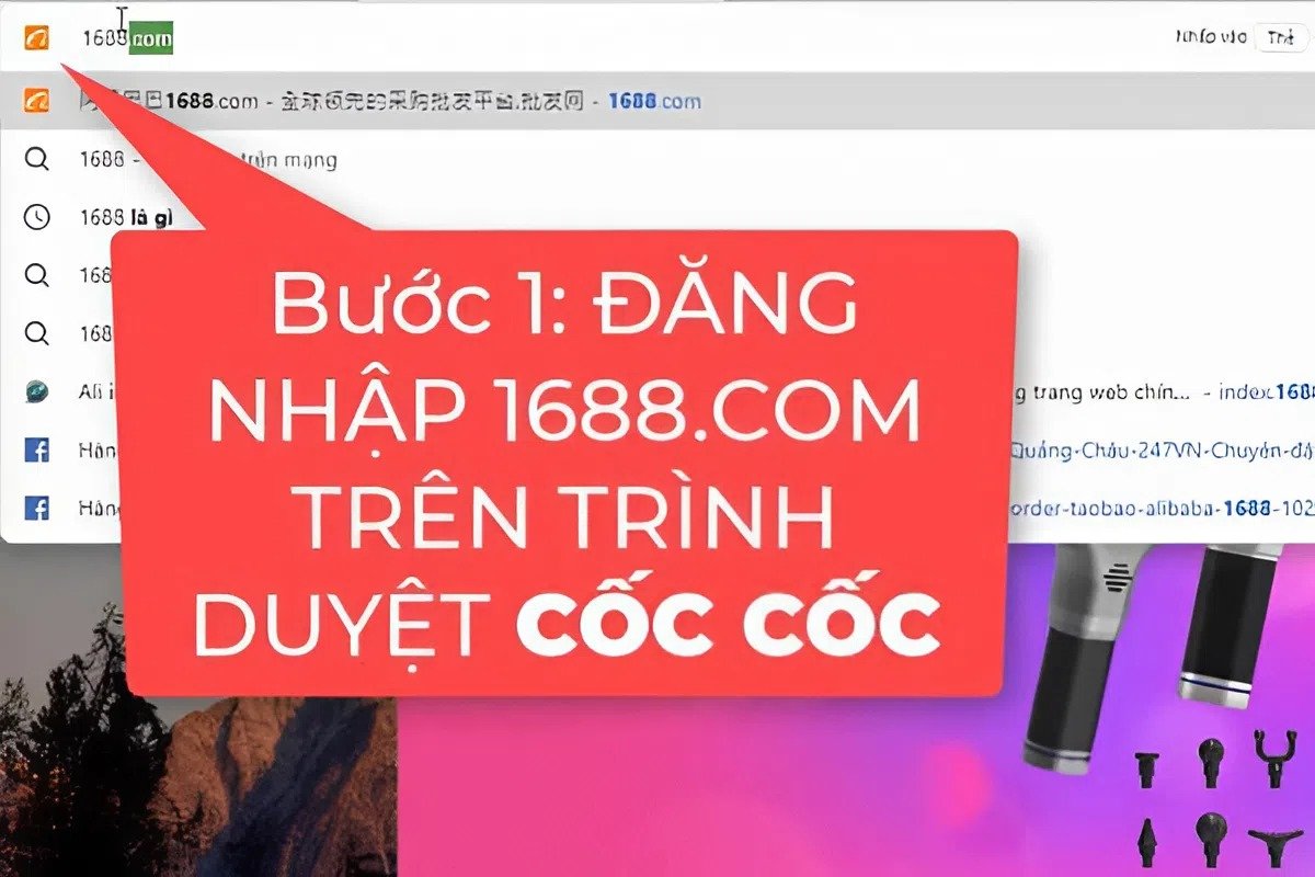 C&aacute;ch t&igrave;m xưởng sản xuất tr&ecirc;n 1688 bằng Cốc Cốc hoặc Google Chrome