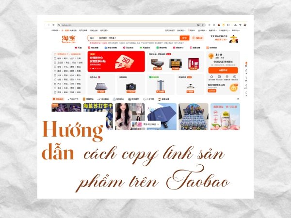 Cách copy link sản phẩm trên taobao