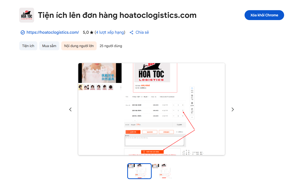 Hướng Dẫn Cài Đặt Công Cụ Đặt Hàng