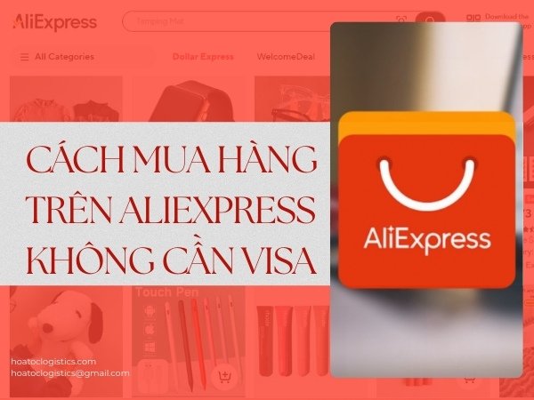Mua hàng trên aliexpress không cần visa