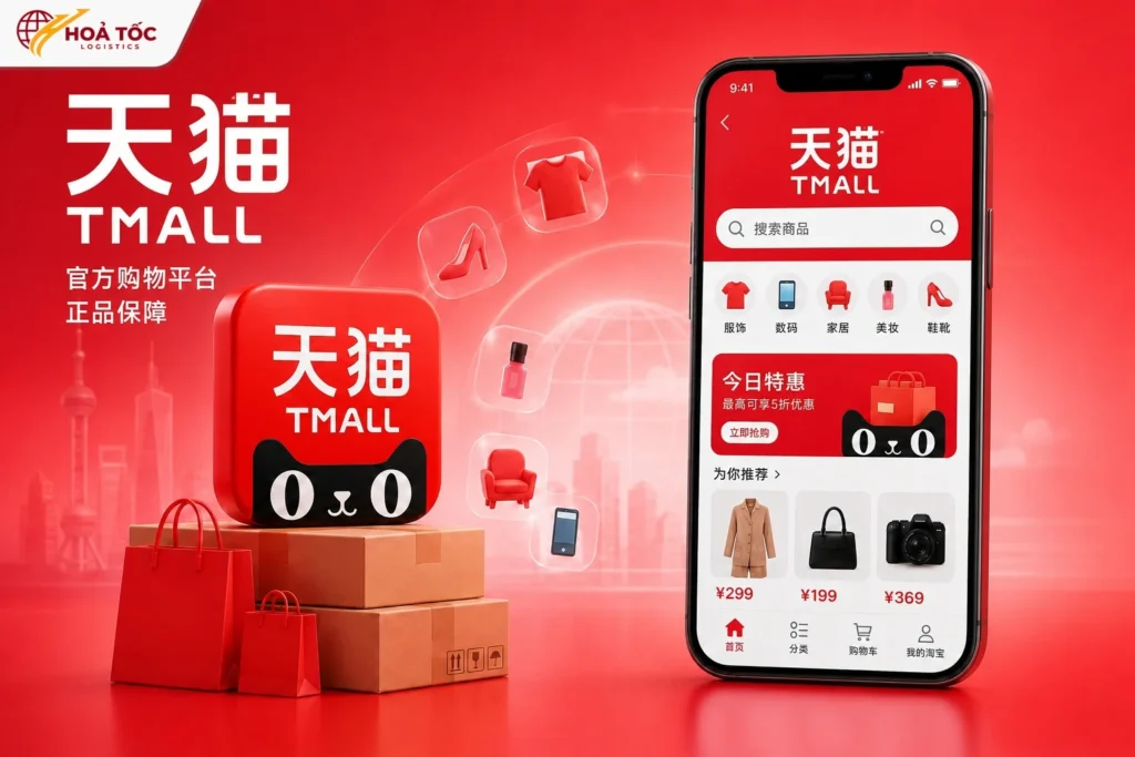 Sàn Tmall chuyên cung cấp hàng chính hãng thương hiệu