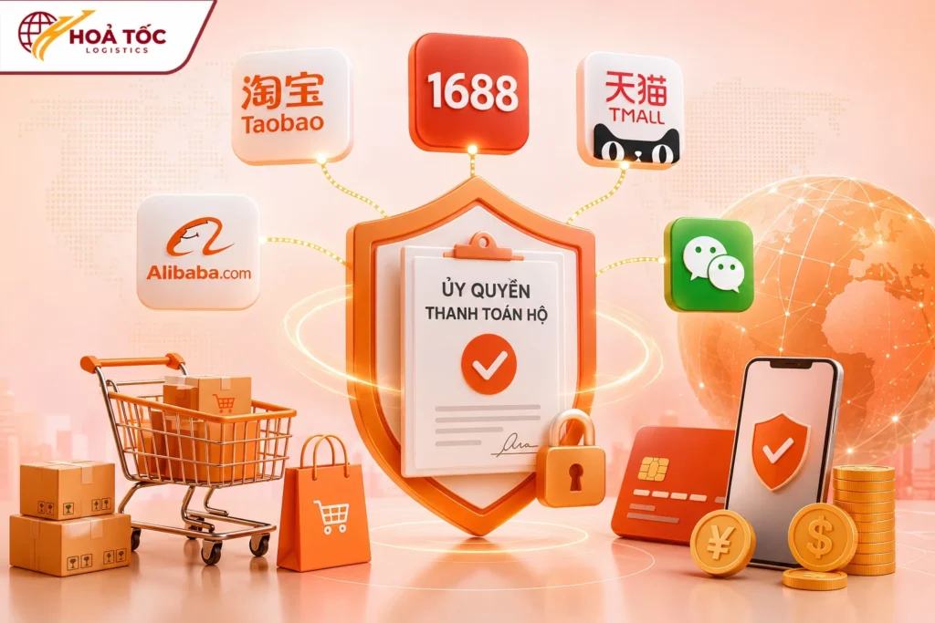 Ủy quyền thanh toán hộ trên các sàn thương mại điện tử