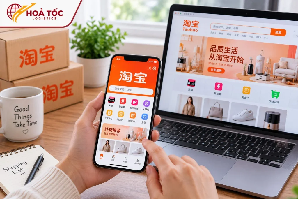 Tài khoản mua hàng trên Taobao