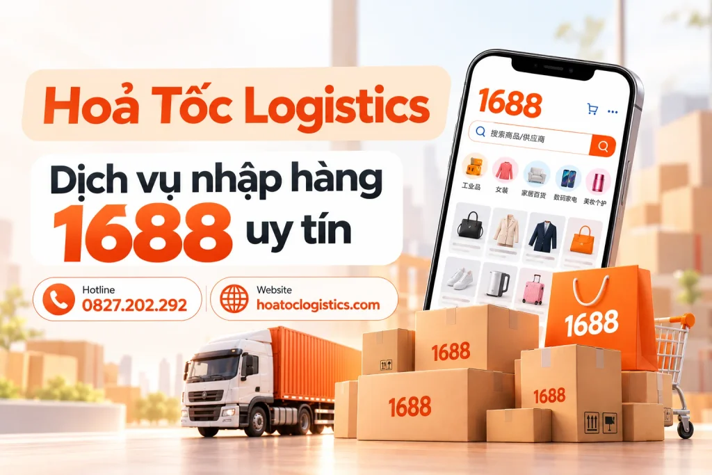 Dịch vụ nhập hàng 1688 uy tín, giá rẻ tại Hoả Tốc Logistics